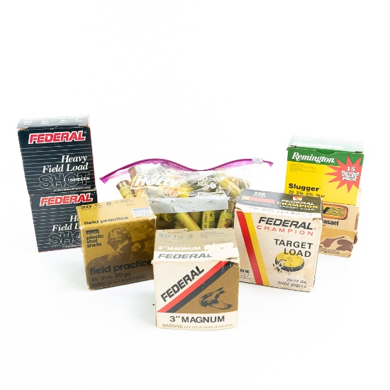 200+rds. 20ga Shotgun Ammunition