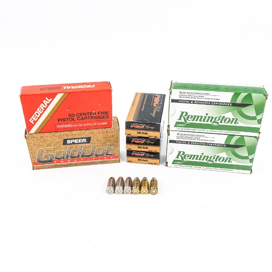 Pistol Ammunition- 150rds .45acp, 200rds .380acp