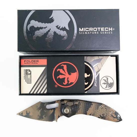 NIB Microtech Stitch Auto S/E Signature Series