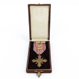 WWII Czechoslovak War Cross 1939-1945 W/ Case
