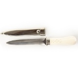 Jerry Van Eizenga Custom Damascus Boot Knife