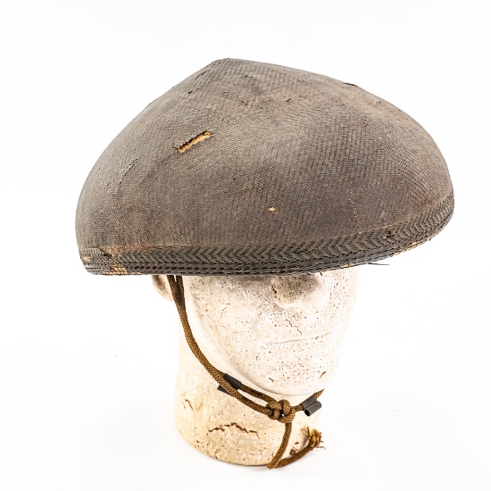 WWII Filipino Salakot Wicker Sun Helmet-Salacco