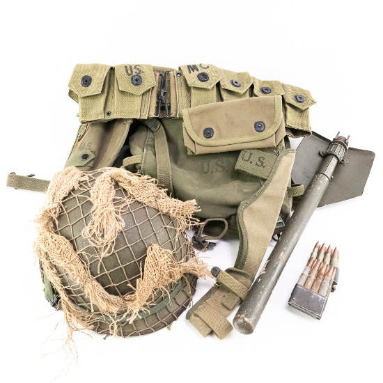 US Army Gear Grouping WWII, Cold War