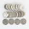 (40) Assorted 1950s Washington Silver Quarters 25C