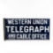 Western Union Telegraph DSP Flange Sign