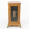 Oak Cabinet Slot Machine Stand w/Interior Light