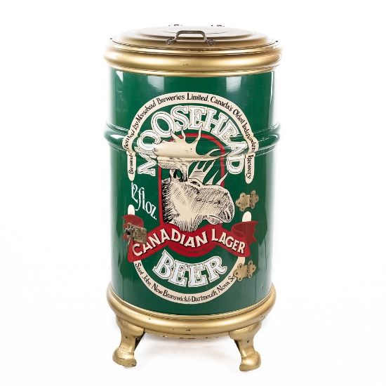 White Frost Round Moosehead Beer Cooler