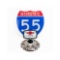(3) Contemporary Harley & Interstate Signs