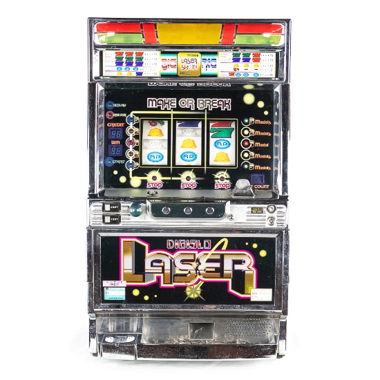 Contemporary Laser Multi-play Slot Machine