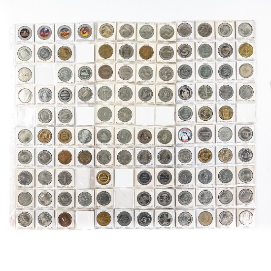 (109) Assorted Vintage Nevada LV $1 Gaming Tokens