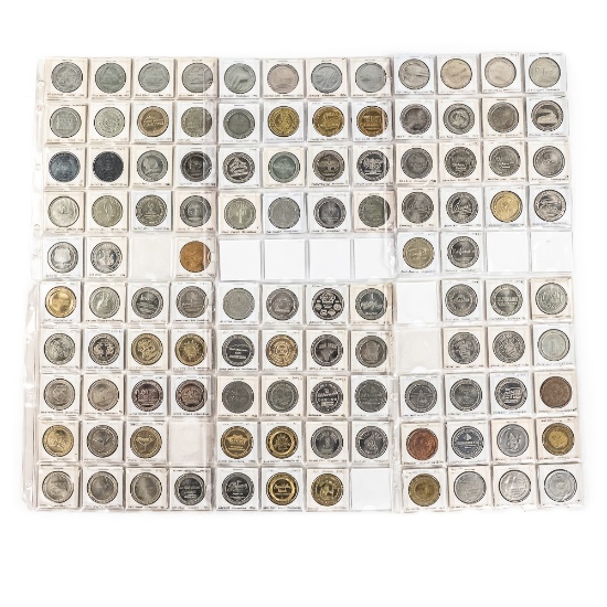 (109) Assorted Vintage Nevada LV $1 Gaming Tokens