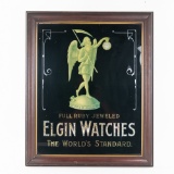 Framed Rev. Painted Glass 