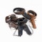 4 Leather Western Gun Belt/Holster sets