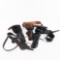 4 Leather Gun Belt/Holster sets