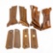 4x New Wooden Grips