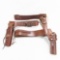 3x Leather RH Cowboy Rigs