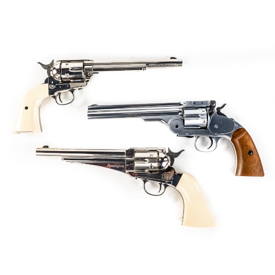 3x Commemorative .177mm Co2 BB Revolvers