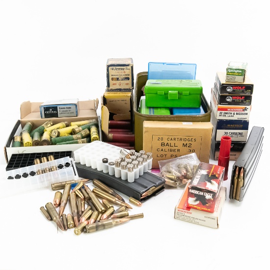 300+ rds of Assorted Rifle/Pistol Ammunition