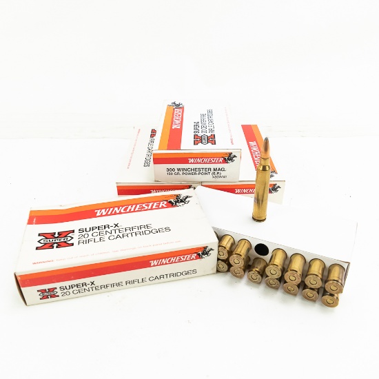 80rds. Caliber 300 Win Mag Ammunition