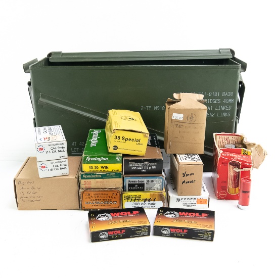 400+ rds Assorted Rifle and Pistol Ammunition