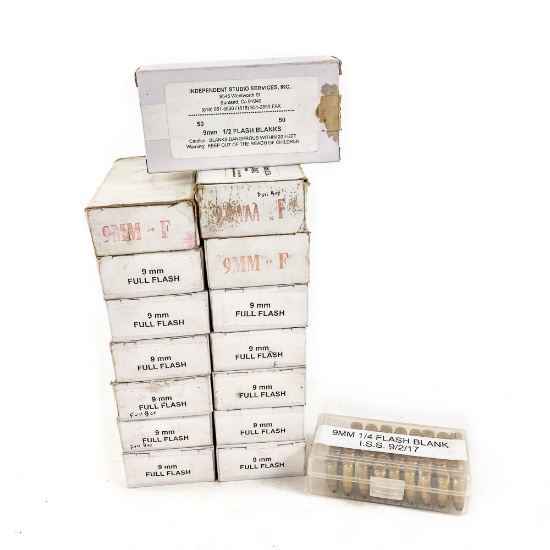 750+rds 9mm Caliber Blank Ammunition