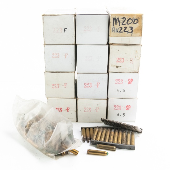 500 +rds. .223/556 Caliber Blank Ammunition