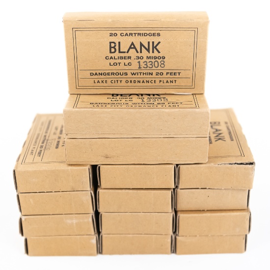 300rds Lake City M1909 BLANK Ammo