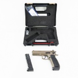 CZ 75 SP01 Tactical 9mm FDE Pistol C153405