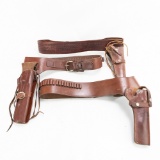 3x Leather RH Cowboy Rigs