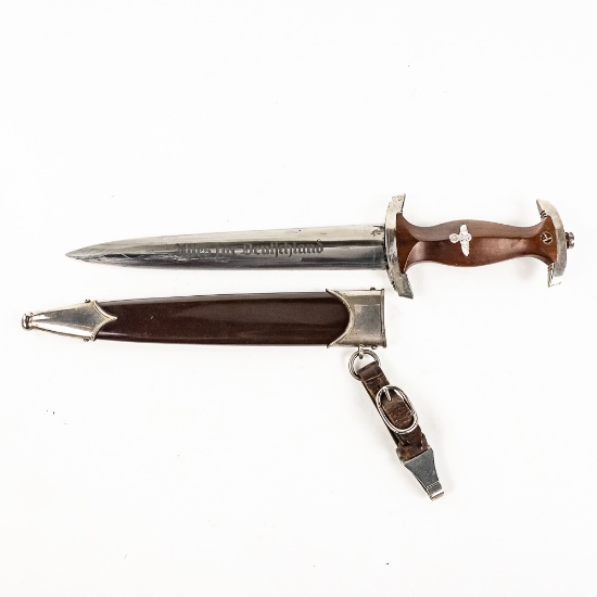 WWII SA Dagger, Scabbard and Hanger