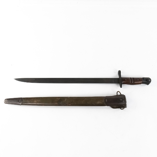 WWI-WWII M1917 Bayonet and Scabbard
