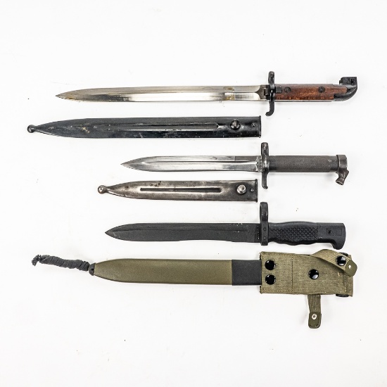 2 Swedish and 1 Spanish Bayonet