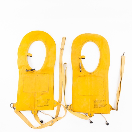 2 WWII USN/Paratrooper B-4 "Mae West" Life Vest