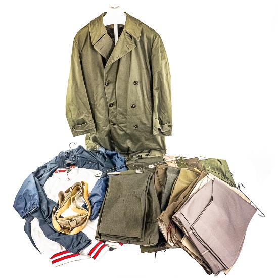 US WWII and Cold Warrior Trousers, Coats & Belts
