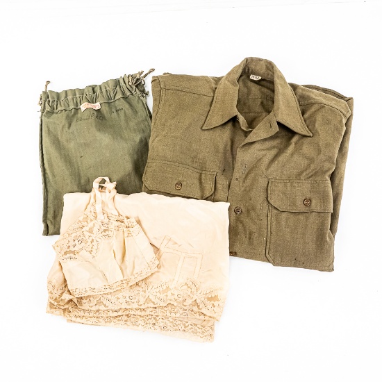 WWII US Red Cross Ditty, Undergarments, US Shirt
