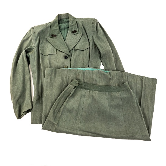 WWI Era Girl Scouts Leader Uniform Blouse-Skirt