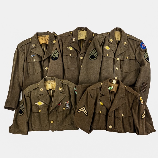 WWII Coats, USARPAC, 5th AF, 20th AF, PGC
