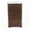 Oak 6-Drawer Cylinder Record Cabinet
