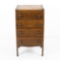 4 Drawer Oak Cylinder Record Cabinet