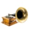 Victor E Front Mount Disc Horn Phonograph