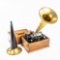 Edison Two Latch Suitcase Standard Cyl Phonograph