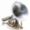 Puck Cylinder Phonograph Cast Iron Lyre Harp Base