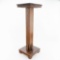 Oak Wood Pedestal Plant Stand