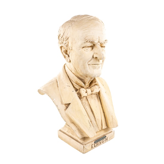 Life Size Bust of Thomas Edison
