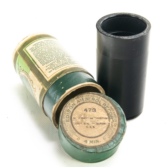 Edison 4 Min Wax Cyl - South Pole Exp - Shackleton