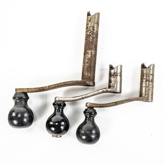 Lot of 3: Columbia Cylinder Phonograph Cranks