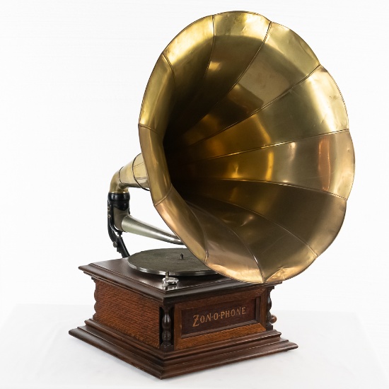 Zonophone Grand Opera Disc Horn Phono