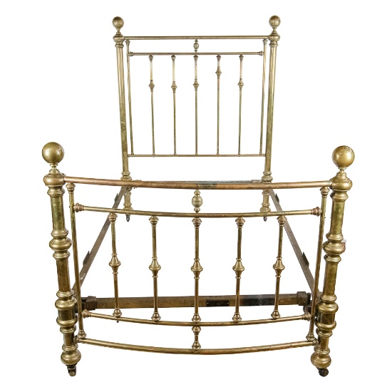 Clarence Ferguson's Cannonball Brass Bed