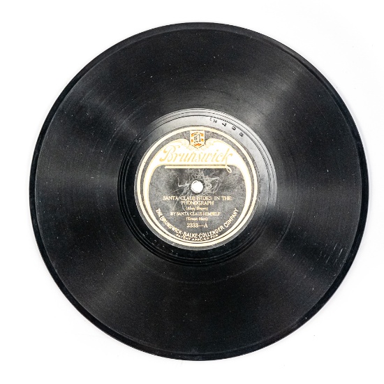 "Santa Claus Hides in the Phonograph" 10" Record
