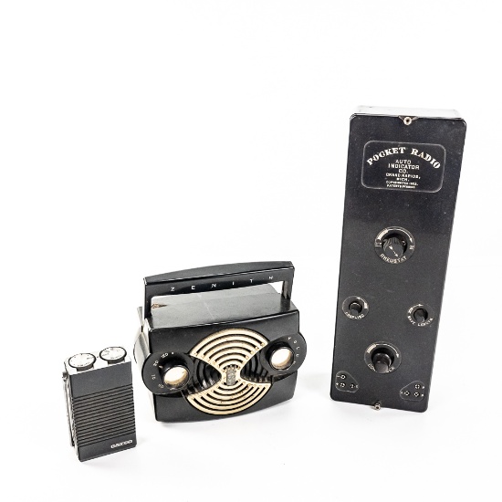(3) Vintage Zenith Radios